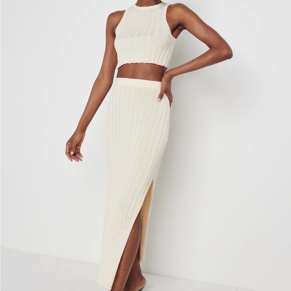 Pretty Lavish Auden Knit Set in Cream - Picture 3 of 5